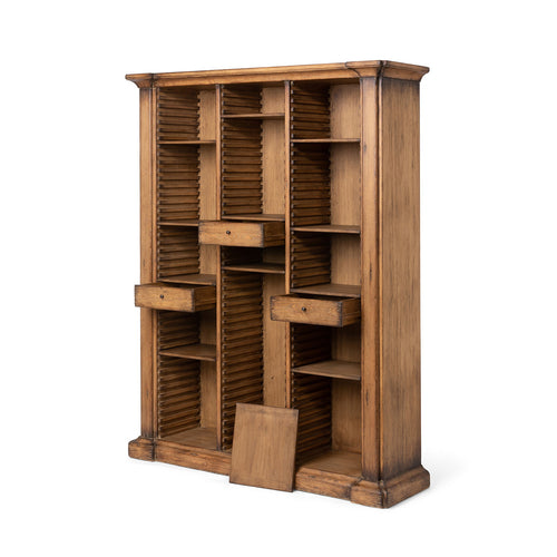 Lovecup Bradford Adjustable Shelf Wooden Bookcase L137
