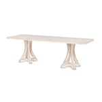 Lovecup Elisa Antique White Dining Table L139