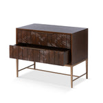Lovecup Addison Faux Bois 2-Drawer Chest L059