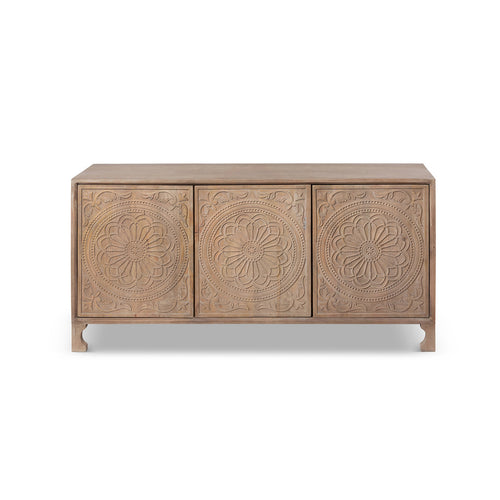 Lovecup Artisan Hand Carved Wood Sideboard L189