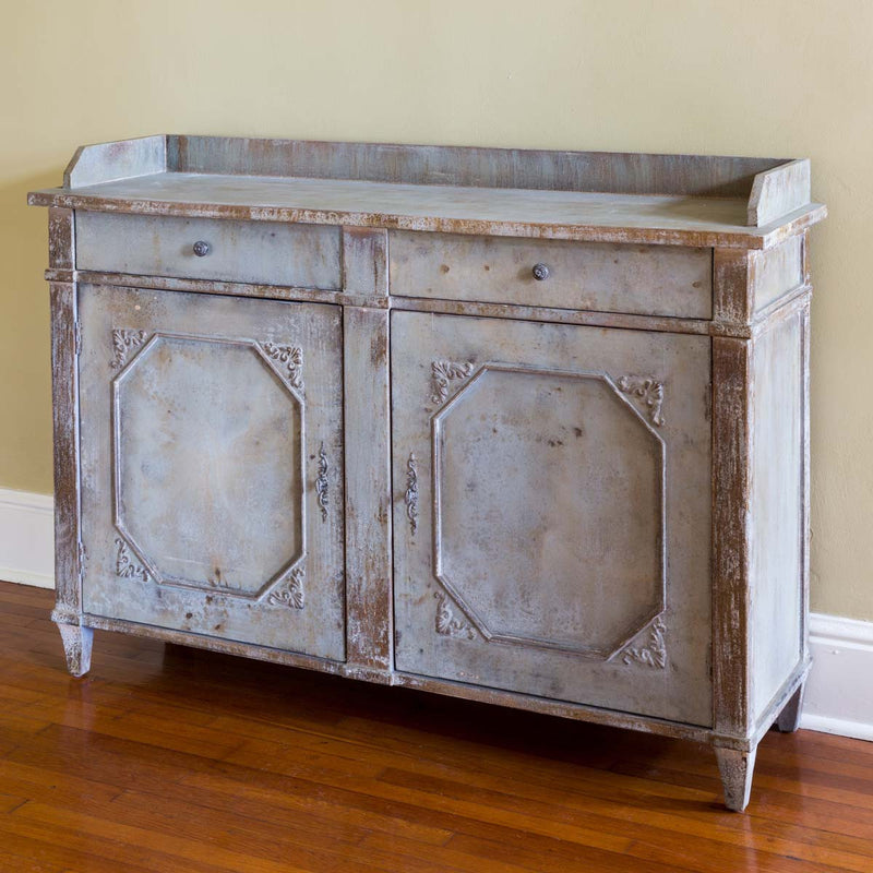 Lovecup Distressed Pale Blue Butler's Cabinet L888