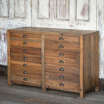 Lovecup Reclaimed Wood Map Drawer L633