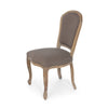 Lovecup Gray Stripe Dining Chair L461
