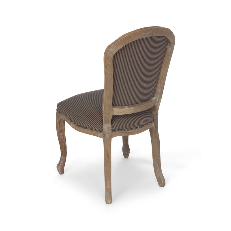 Lovecup Gray Stripe Dining Chair L461