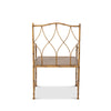 Lovecup Bamboo Look Metal Porch Chair L696
