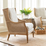 Lovecup Charlene Cane Wing Back Chair L773