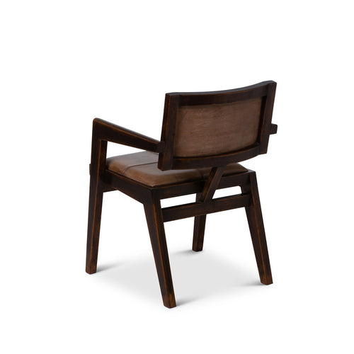 Lovecup Lane Square Back Leather Armchair L001