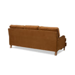Lovecup Carl Copper Velvet Upholstered Sofa L030