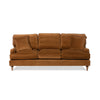 Lovecup Carl Copper Velvet Upholstered Sofa L030