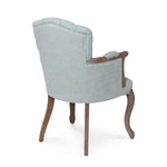 Seafoam Green Upholstered Vanity Chair L082