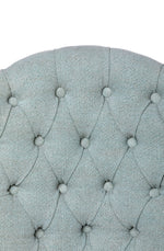 Seafoam Green Upholstered Vanity Chair L082