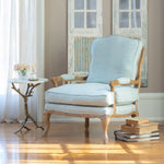 Lovecup Seafoam Green Upholstered Arm Chair L083