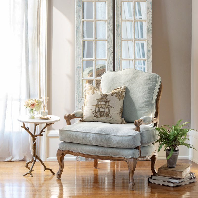 Louis Arm Chair, Natural Oak