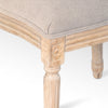 Lovecup White Washed French Medallion Dining Chair SET OF 2 l665