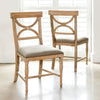 Lovecup Whitewashed Finish Old Elm Chair L952