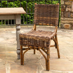 Lovecup Woven Rattan Bistro Chair, SET OF 2 L147