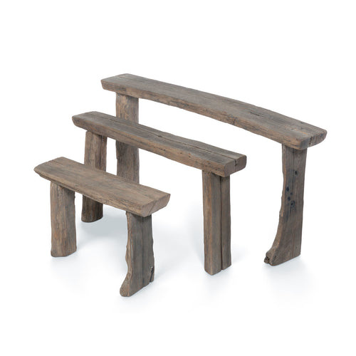 Lovecup Reclaimed Wood Nesting Tables, Set of 3 L002