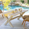 Teak Outdoor Clambake Table L005