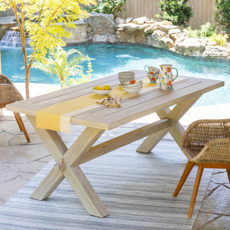 Teak Outdoor Clambake Table L005