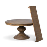 Lovecup Pine Wood Extending Pedestal Dining Table L115