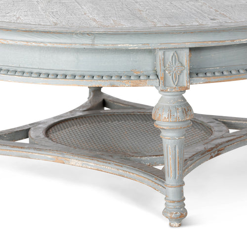 Lovecup Hand Distressed Round Wood Coffee Table L120