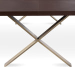 Lovecup Leather and Brass Dining Table L321