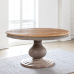 Lovecup Vintage Foyer Table in Distressed Gray L939