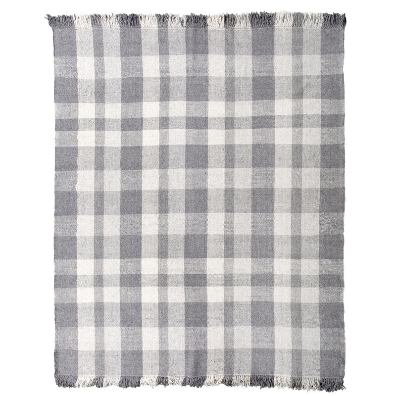 Lovecup Carrigan Plaid Wool Rug 8 x 10 L159