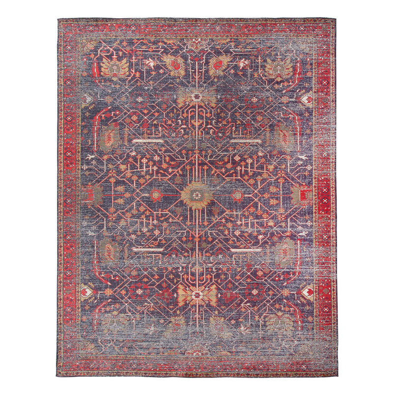 Lovecup Distressed Print Cotton Chenille Rug, 7'9" x 9'9" L189