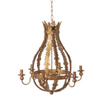 Lovecup Antique Gold Southern Classic Chandelier L159