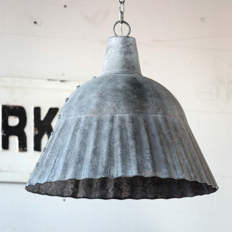 Lovecup Galvanized Farmhouse Pendant L161