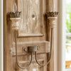Lovecup French Country Panel Wall Sconce L546