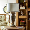 Lovecup Charleston Carved Wood Table Lamp L001