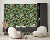 Dark Palm Leaves Wallpaper