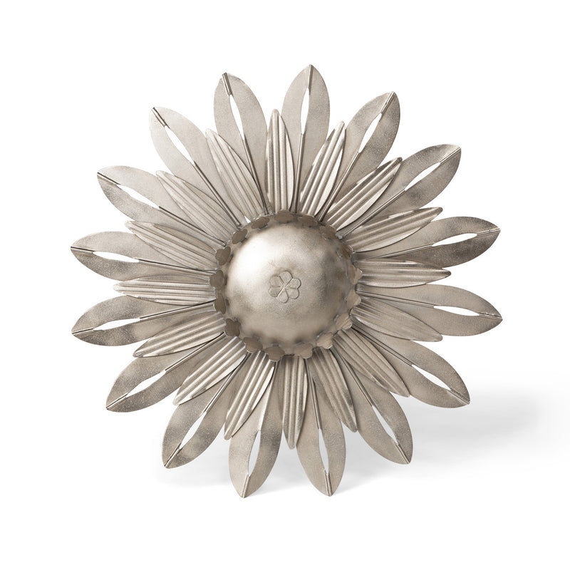 Lovecup Aged Nickel Wall Sunflower, Large L042