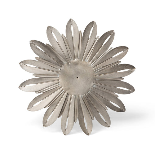 Lovecup Aged Nickel Wall Sunflower, Large L042