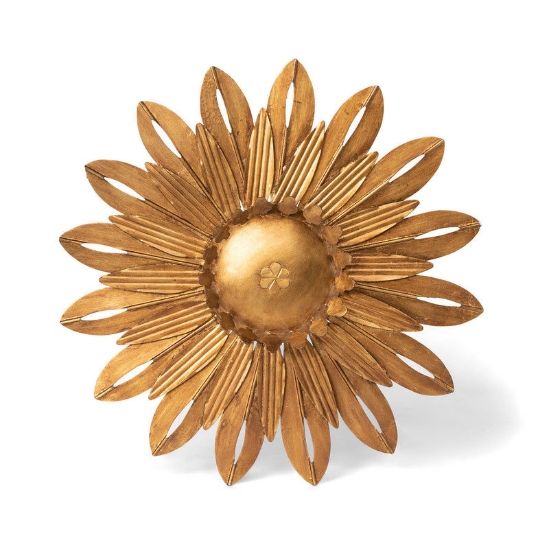 Lovecup Aged Copper Wall Sunflower, Large L046