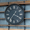 Lovecup Aged Black Farmhouse Clock L336