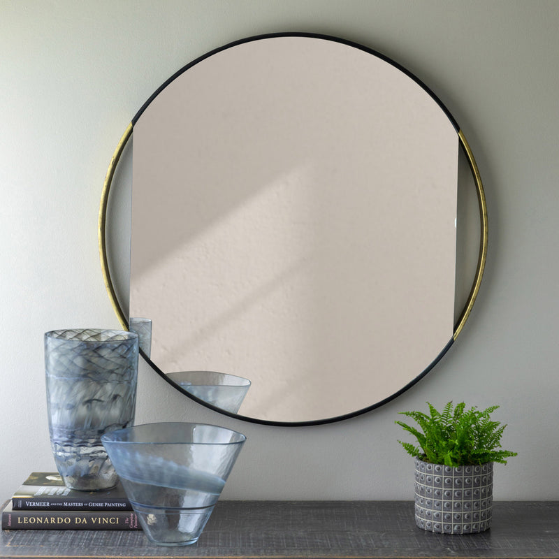 Lovecup Clark Round Geo Mirror, Large L236