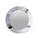 Rubbed Pewter Portal Mirror L309