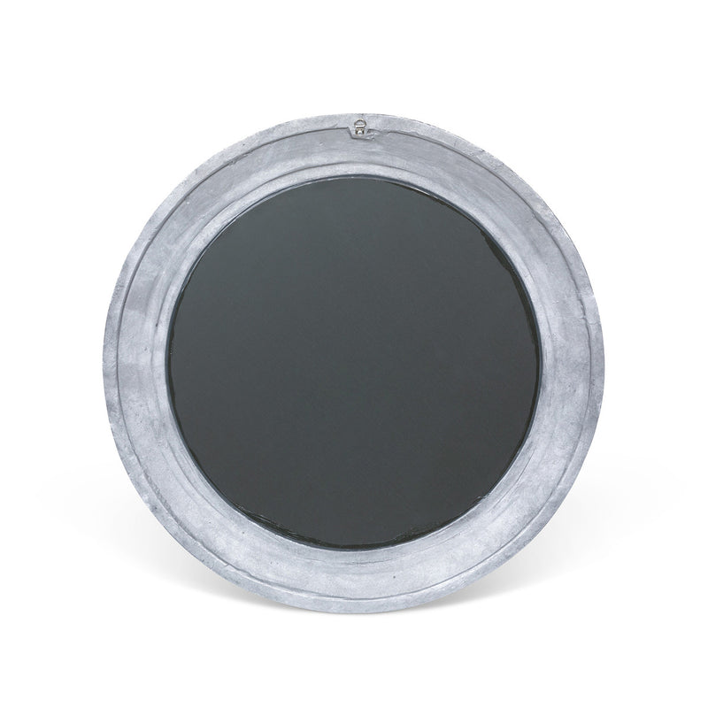 Rubbed Pewter Portal Mirror L309