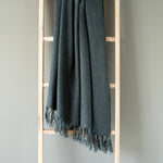 Lovecup Indigo Washed Linen Throw L428