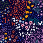 Brightly Floral Wallpaper and Dots