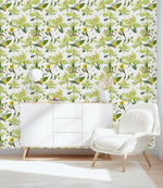 Brightly Yellow Flowers Wallpaper