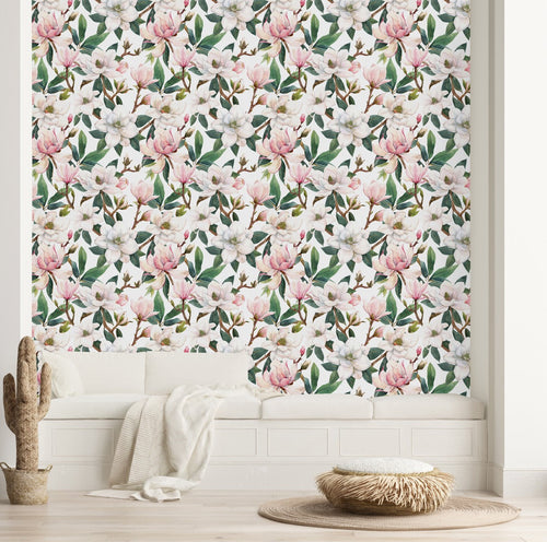 Light Pink  Flowers Wallpaper