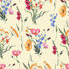 Yellow Wallpaper with Field's Flowers