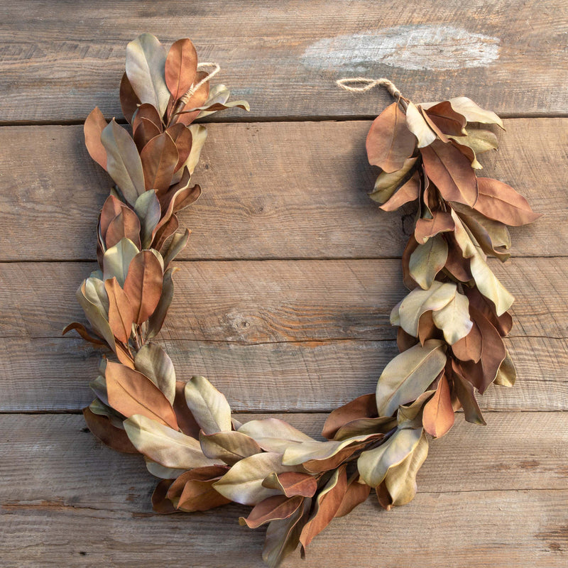 Lovecup Dried-Look Magnolia Leaf Garland L881