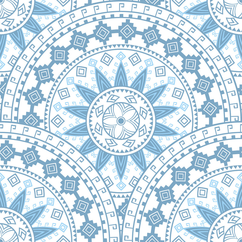 Blue Ornament Wallpaper