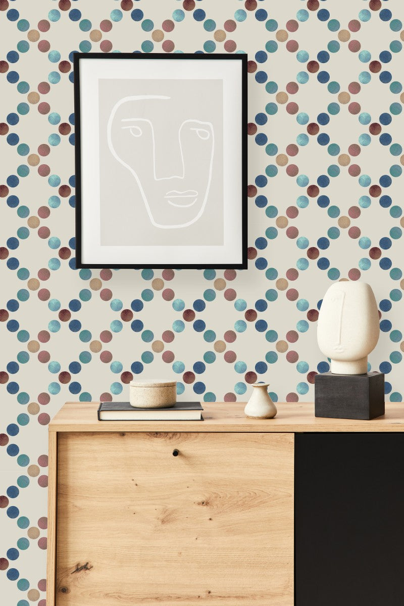 Stylish Multicolored Circles Wallpaper