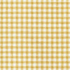 Round Tablecloth in Farmhouse Barley Yellow Gold Gingham Check